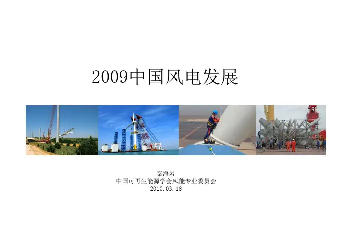 2009中国风电发展——秦海岩