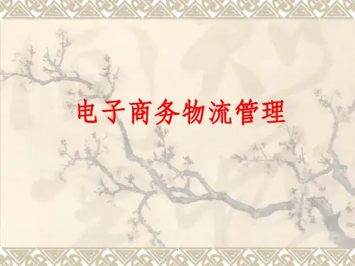电子商务物流技术概述ppt课件