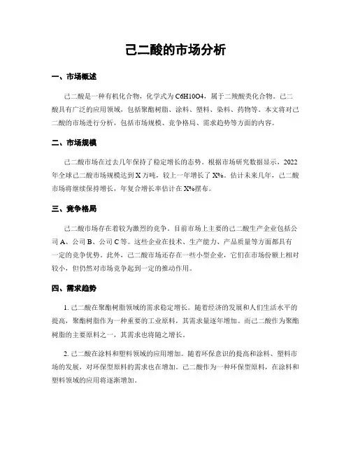 己二酸的市场分析