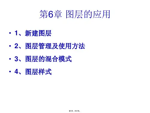 photoshop图像处理教程-第6章-图层的应用