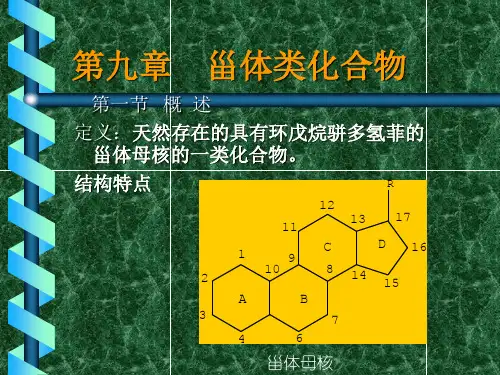 中药化学PPT课件 甾体类化合物