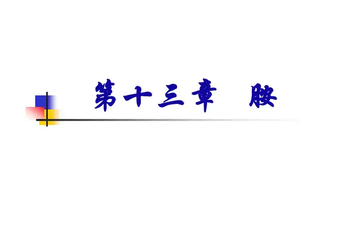吉林大学课件-基础有机化学(邢其毅、第三版)第13章PPT