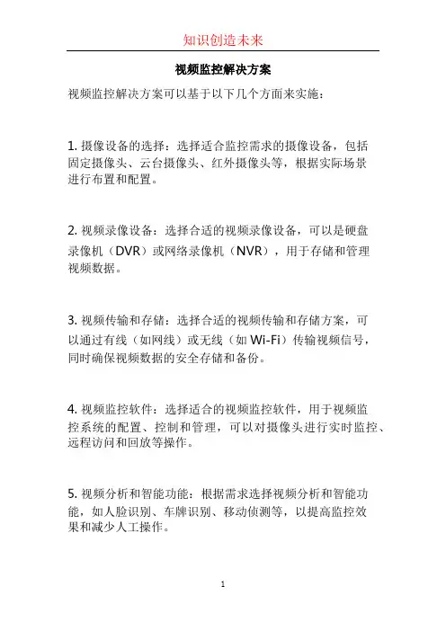 视频监控解决方案 (4)