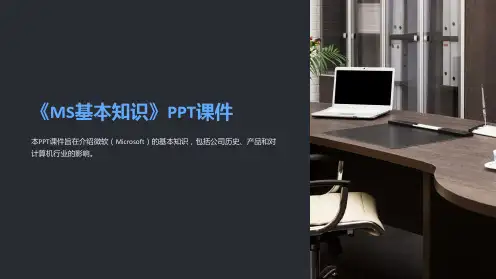 《MS基本知识》课件