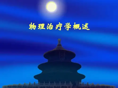 物理治疗学概述.