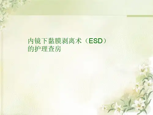 ESD术护理查房ppt课件