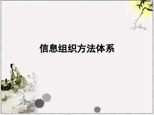 信息组织方法体系