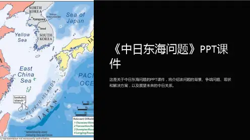《中日东海问题》课件