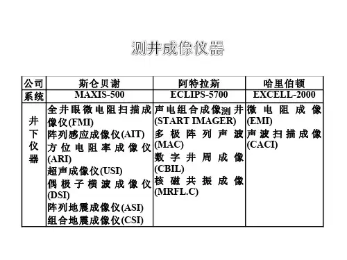 成像测井系统简介