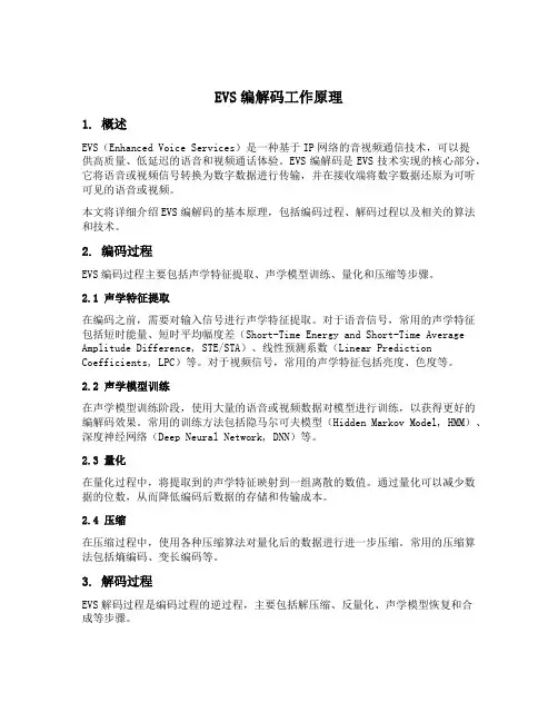 evs编解码工作原理