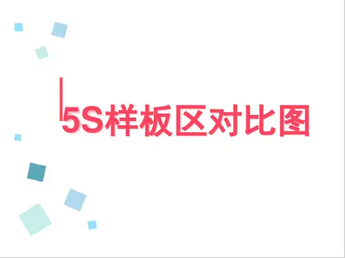 5S样板区--前后对照图