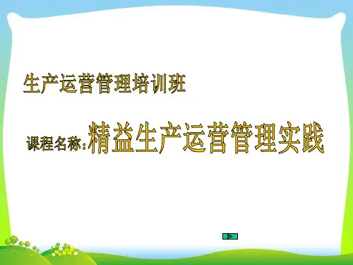 精益管理(运营管理篇).pptx