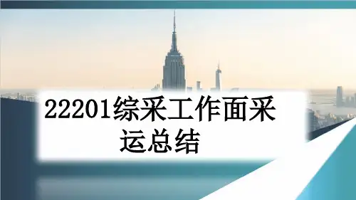 22201综采工作面采运总结