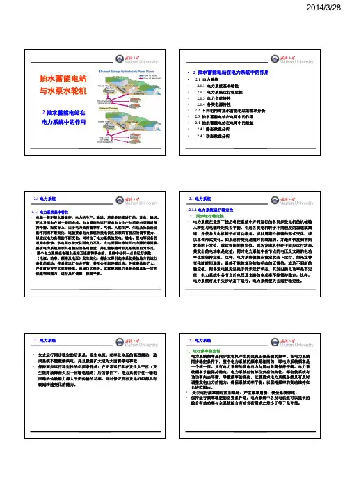 抽水蓄能发电技术2