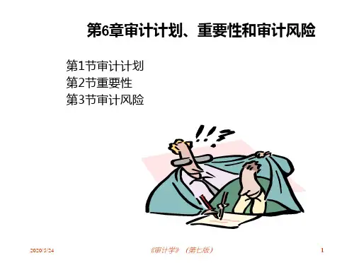 06第6章 审计计划、重要性和审计