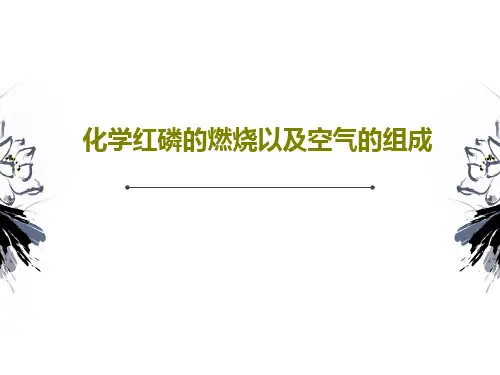 化学红磷的燃烧以及空气的组成24页PPT