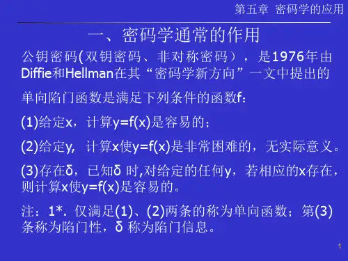 密码学应用ppt课件