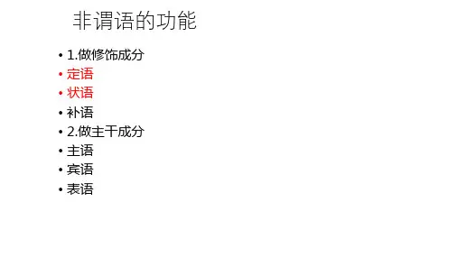 非谓语动词作定语课件-高三英语一轮复习