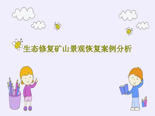 生态修复矿山景观恢复案例分析共66页文档