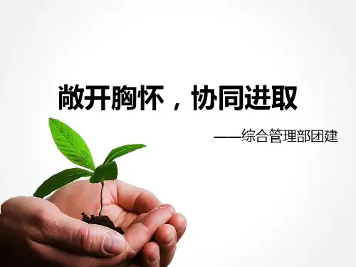 部门团建活动方案PPT