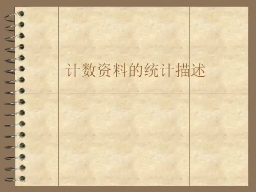 计数资料的统计分析