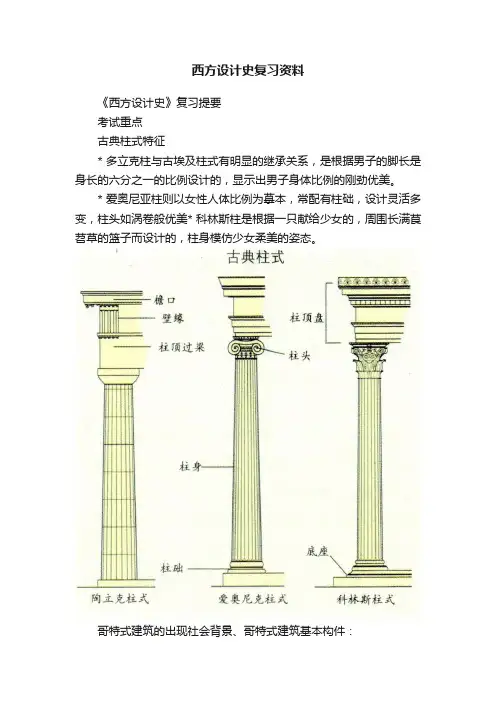 西方设计史复习资料