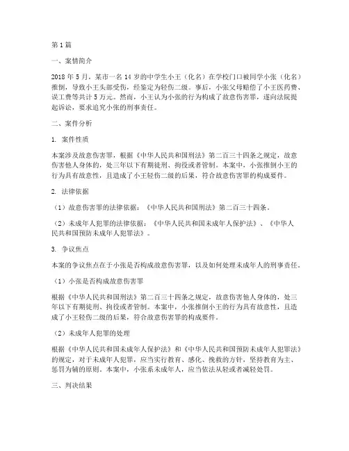 少年的你法律案例分析(3篇)