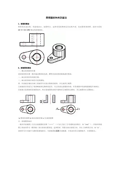 剖视图的种类及画法