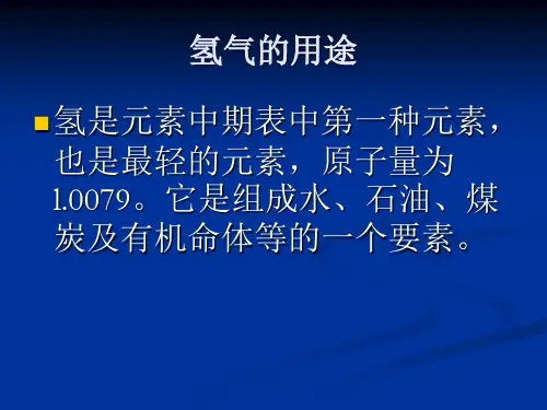 制氢工艺技术PPT