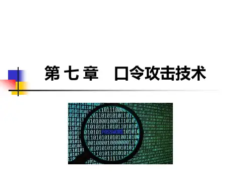 网络攻防原理与技术课件最新版第7、8章