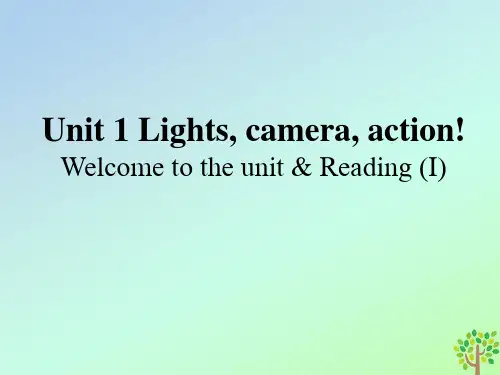 高中英语 Unit1 Lesson1 Welcome to the unit 牛津译林版必修第二册