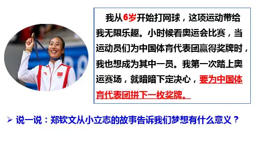 3.1 做有梦想的少年(课件)七年级上册道德与法治(统编版2024)
