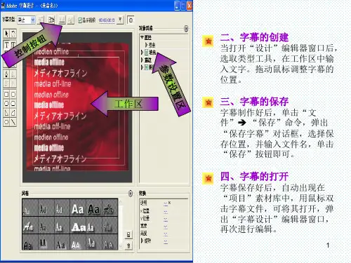 字幕编辑制作