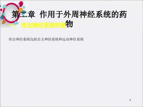 《神经系统药理概论》PPT课件