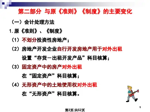 企业会计准则投资性房地产