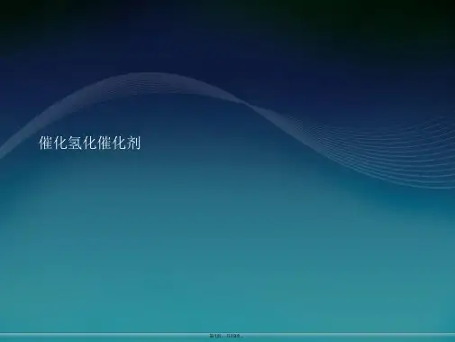 催化氢化催化剂PPT课件