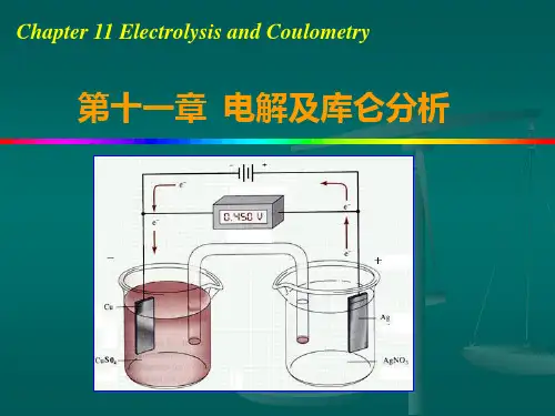 仪器分析第十一章 电解与库仑分析法