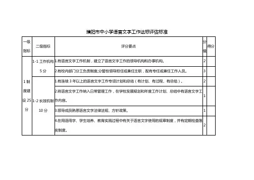 3-1-1语言文字规范标准