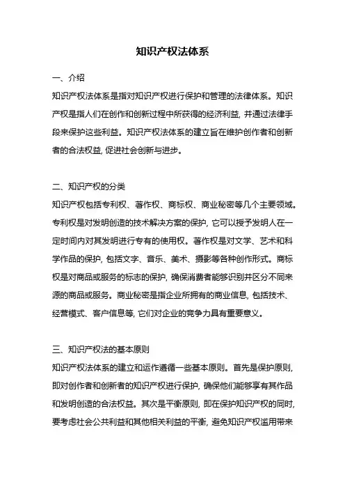 知识产权法体系