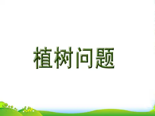 苏教版三年级下册数学课件10.5 植树问题 (共19张PPT)