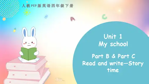 人教PEP版四年级英语下册Unit 1 Part B 第三课时 教学课件完整版