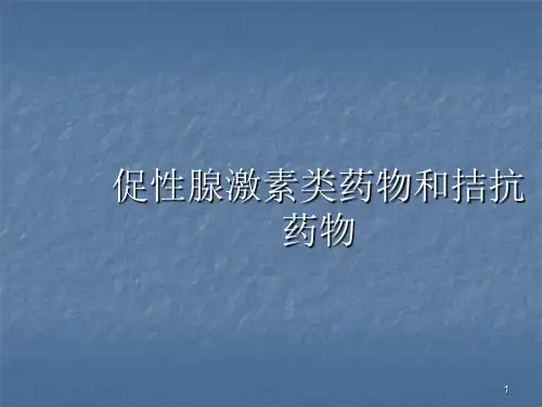 促性腺激素药物ppt课件