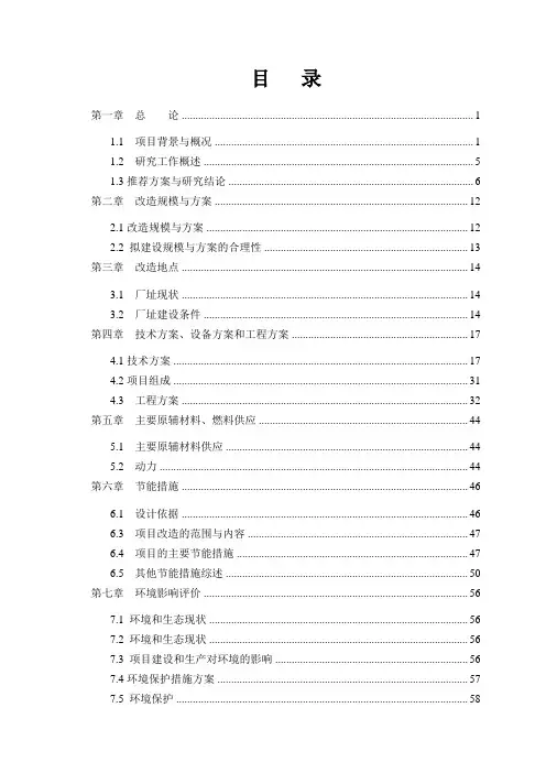 玻璃有限公司燃煤工业窑炉节能技术改造项目可行性论证报告