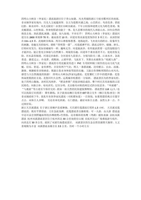 漂流项目