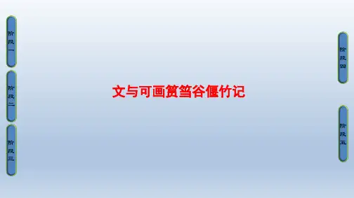 文与可画筼筜谷偃竹记