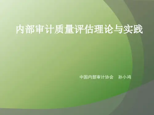 审计质量评估