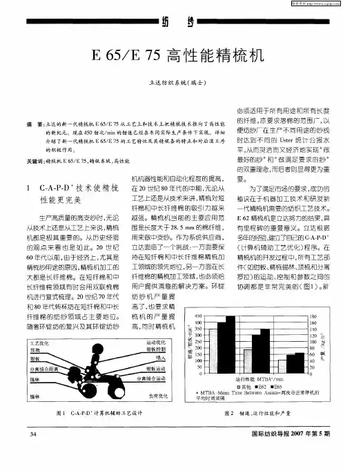E65／E75高性能精梳机
