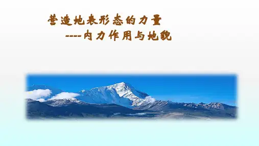 地表形态的塑造实用ppt人教版