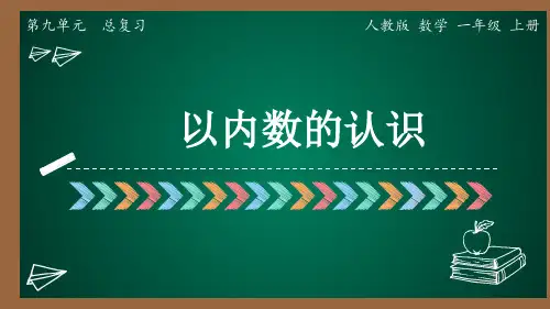 人教版一年级上册数学9 总复习  第一课时20以内数的认识课件