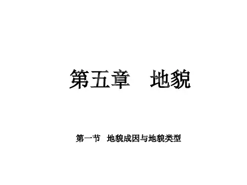 地貌成因与地貌类型